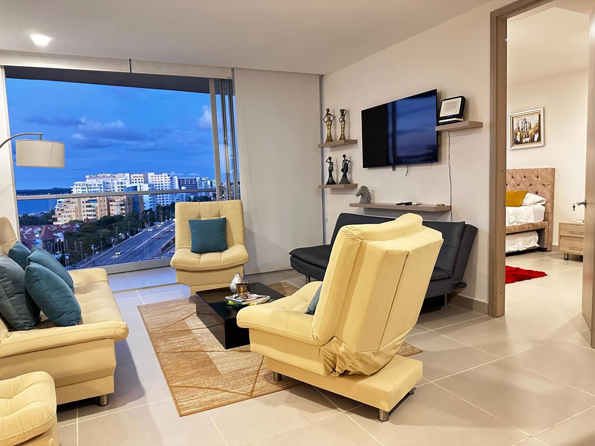 Premium Hub Vista Al Mar 1303 Apartment Cartagena Luaran gambar